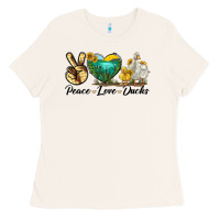 Bone Peace Love Ducks Ladies Tee - LillyAllenDesigns