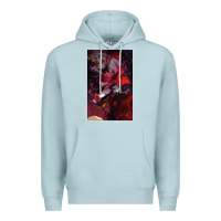 Blue Mist hazbin, hazbin hotel alastor, jeby,angel dust, demon Premium Hoodie - linhVisuals