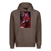 Coffee hazbin, hazbin hotel alastor, jeby,angel dust, demon Premium Hoodie - linhVisuals