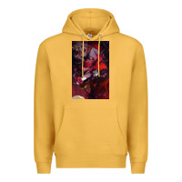 Mustard hazbin, hazbin hotel alastor, jeby,angel dust, demon Premium Hoodie - linhVisuals