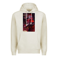 Oatmeal Heather hazbin, hazbin hotel alastor, jeby,angel dust, demon Premium Hoodie - linhVisuals
