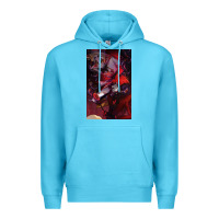 Ocean Blue hazbin, hazbin hotel alastor, jeby,angel dust, demon Premium Hoodie - linhVisuals