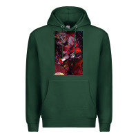Sports Green hazbin, hazbin hotel alastor, jeby,angel dust, demon Premium Hoodie - linhVisuals