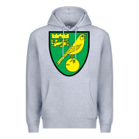 Heather Grey norwich-fc Premium Hoodie - linhVisuals