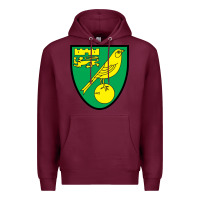 Burgundy norwich-fc Premium Hoodie - linhVisuals