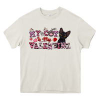 Cream my cat is my valentine Heavy Core Tee - FaDigitalArtStudio