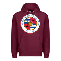 Burgundy reading-fc Premium Hoodie - linhVisuals