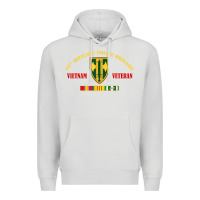 Dove Grey 18th military police brigade vietnam veteran veterans day Premium Hoodie - linhVisuals