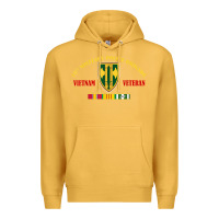 Mustard 18th military police brigade vietnam veteran veterans day Premium Hoodie - linhVisuals