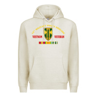 Oatmeal Heather 18th military police brigade vietnam veteran veterans day Premium Hoodie - linhVisuals