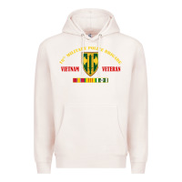 Pale Pink 18th military police brigade vietnam veteran veterans day Premium Hoodie - linhVisuals