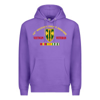 Purple 18th military police brigade vietnam veteran veterans day Premium Hoodie - linhVisuals