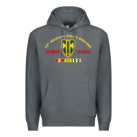Rock 18th military police brigade vietnam veteran veterans day Premium Hoodie - linhVisuals