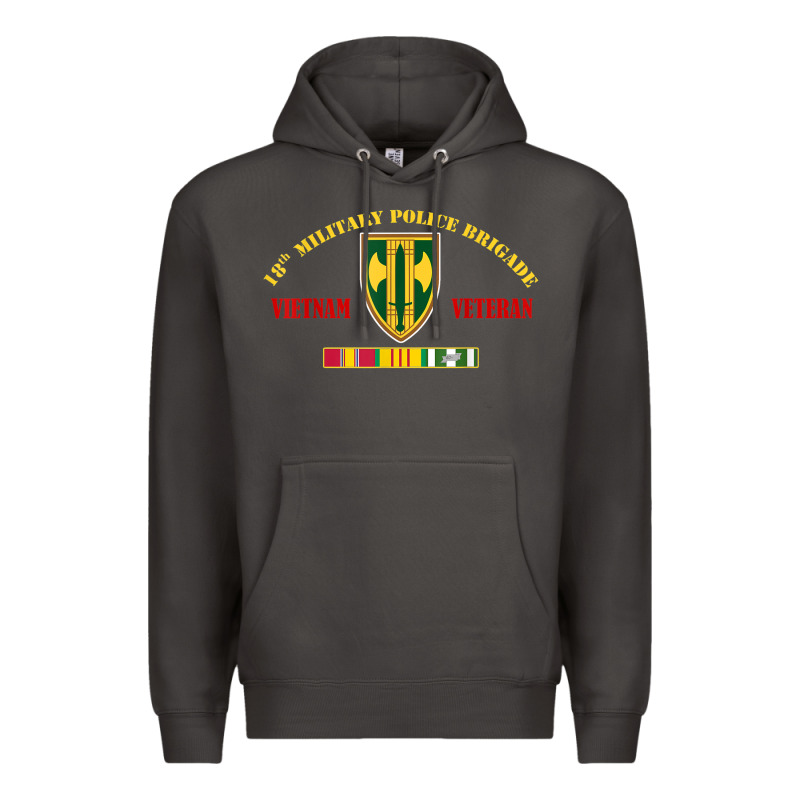 18th Military Police Brigade Vietnam Veteran Veterans Day Premium Hoodie by linhVisuals | Teevron