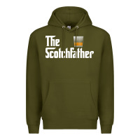 Army Green the scotch father t shirt funny whiskey lover gifts Premium Hoodie - linhVisuals
