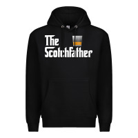 Black the scotch father t shirt funny whiskey lover gifts Premium Hoodie - linhVisuals