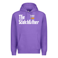 Purple the scotch father t shirt funny whiskey lover gifts Premium Hoodie - linhVisuals
