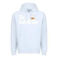 White the scotch father t shirt funny whiskey lover gifts Premium Hoodie - linhVisuals