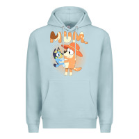 Blue Mist Bluey Mum Premium Hoodie - linhVisuals
