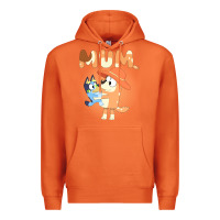 Carrot Bluey Mum Premium Hoodie - linhVisuals