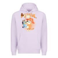 Lilac Bluey Mum Premium Hoodie - linhVisuals