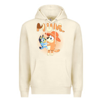 Sandshell Bluey Mum Premium Hoodie - linhVisuals