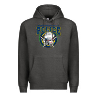 Charcoal Heather motorcycle police law enforcement Premium Hoodie - linhVisuals