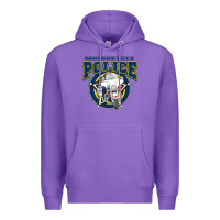 Purple motorcycle police law enforcement Premium Hoodie - linhVisuals