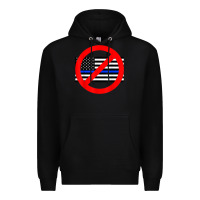 Black anti police state tee Premium Hoodie - linhVisuals