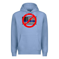 Colony Blue anti police state tee Premium Hoodie - linhVisuals