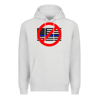 Dove Grey anti police state tee Premium Hoodie - linhVisuals