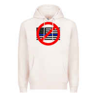 Pale Pink anti police state tee Premium Hoodie - linhVisuals