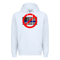 White anti police state tee Premium Hoodie - linhVisuals