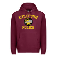 Burgundy kentucky state police Premium Hoodie - linhVisuals