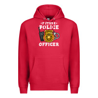 Cardinal kids future police officer policeman Premium Hoodie - linhVisuals