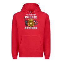 Red kids future police officer policeman Premium Hoodie - linhVisuals