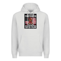 Dove Grey my favorite firefighter calls me sister. Premium Hoodie - linhVisuals