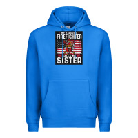 True Royal my favorite firefighter calls me sister. Premium Hoodie - linhVisuals