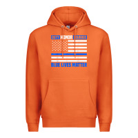 Carrot blue lives matter for police officer Premium Hoodie - linhVisuals