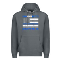 Rock blue lives matter for police officer Premium Hoodie - linhVisuals