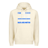 Sandshell blue lives matter for police officer Premium Hoodie - linhVisuals