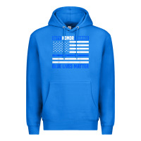 True Royal blue lives matter for police officer Premium Hoodie - linhVisuals