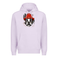 Lilac boston terrier firefighter boston terrier dog lover premium Premium Hoodie - linhVisuals