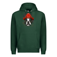 Sports Green boston terrier firefighter boston terrier dog lover premium Premium Hoodie - linhVisuals