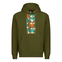Army Green oke 15 Premium Hoodie - linhVisuals