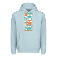 Blue Mist oke 15 Premium Hoodie - linhVisuals