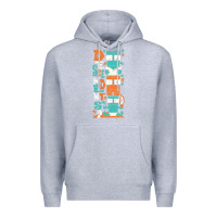 Heather Grey oke 15 Premium Hoodie - linhVisuals