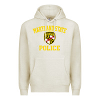 Oatmeal Heather maryland state police Premium Hoodie - linhVisuals