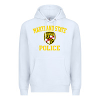 White maryland state police Premium Hoodie - linhVisuals