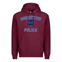 Burgundy massachusetts state police Premium Hoodie - linhVisuals